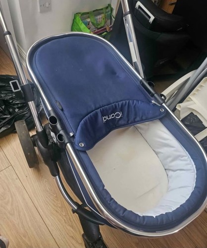 Icandy peach pram - pram, navy
